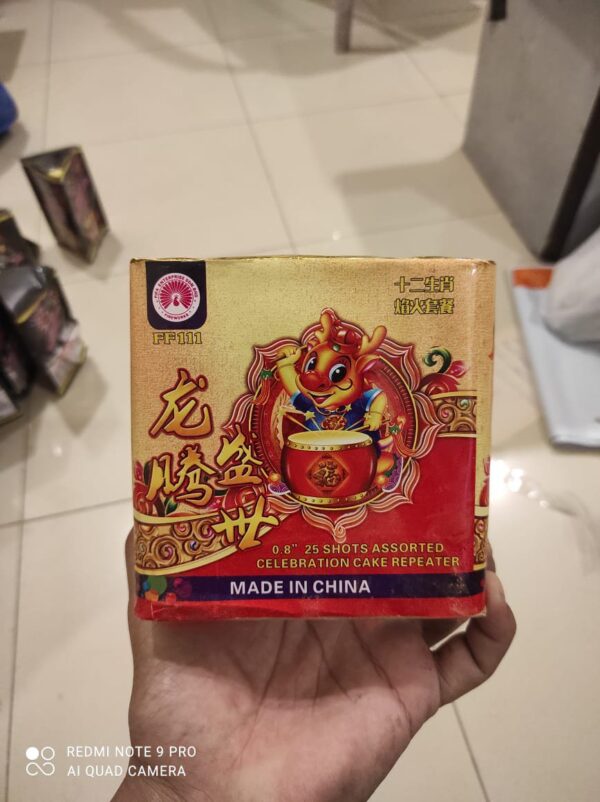 25 shots imported fireworks cakes best quality best sound imported from china - Image 4