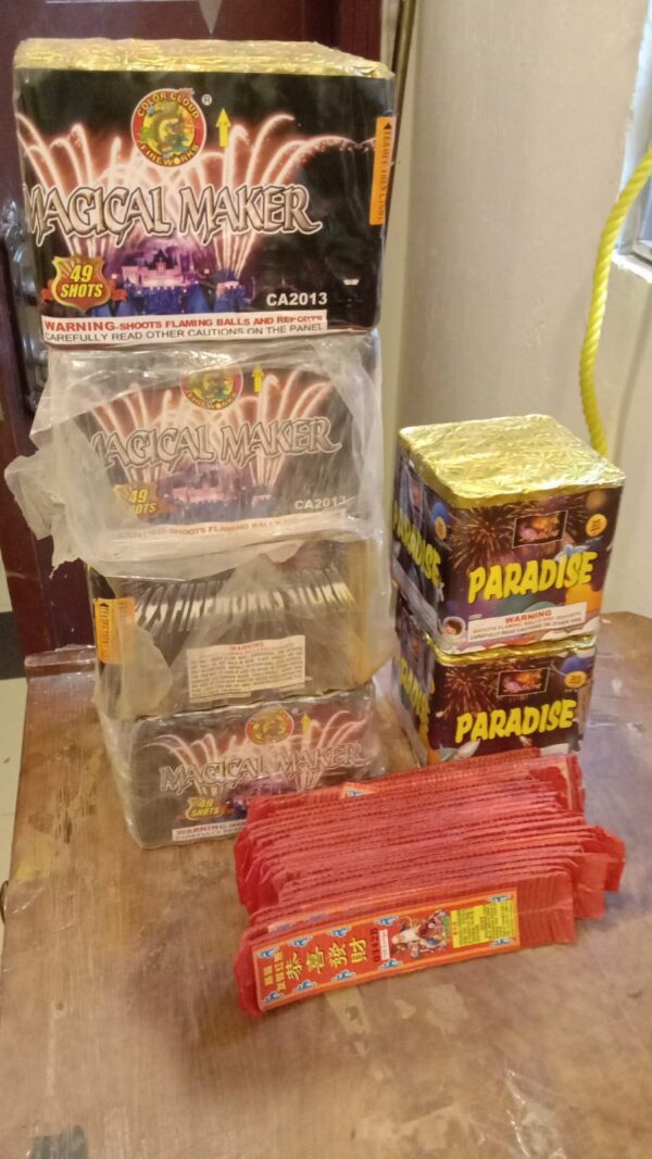25 shots imported fireworks cakes best quality best sound imported from china - Image 3